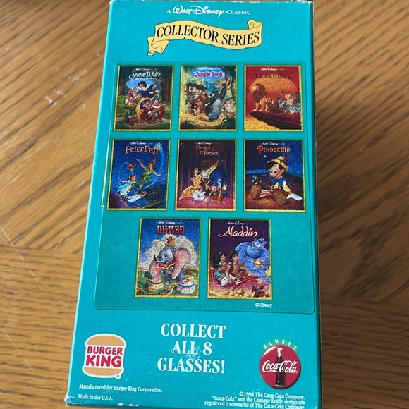 Burger King 1994 Collector Glass, Snow White by Disney - Picture 3 of 4